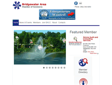 Tablet Screenshot of bridgewaterchamber.com